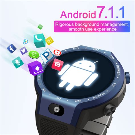 Lemfo Lem G Smartwatch Phone Blue