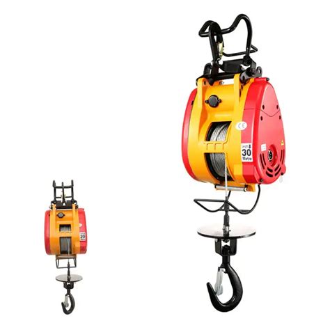 Building Portable Traction Hoist Mini 220v Remote Control 3t Mini