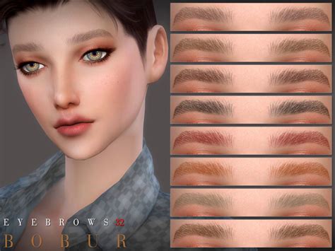 Bobur Eyebrows 32 Created For The Sims 4 Emily Cc Finds