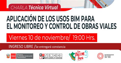 Charla Online Gratis Aplicacion De Los Usos Bim Para El Monitoreo Y