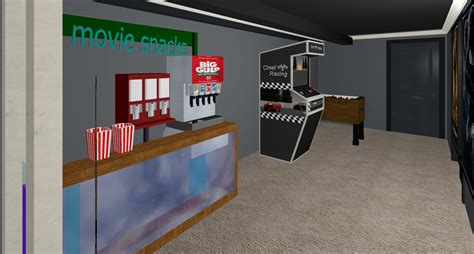 Home Theatre Concession And Games Room Claire Jefford