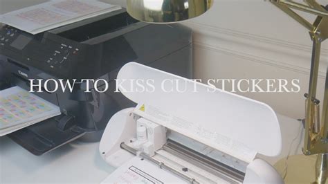 How To Kiss Cut Planner Stickers Using A Silhouette Youtube