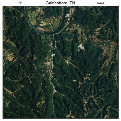 Aerial Photography Map of Gainesboro, TN Tennessee