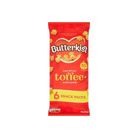 Butterkist Crunchy Toffee Popcorn 120g 12 X 6 X 20g