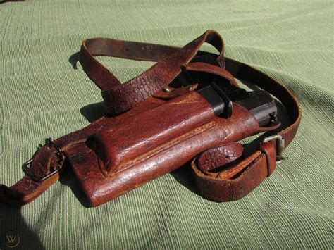 Original Ww2 German Shoulder Holster Walther Pp Mauser Hsc Sauer 38h