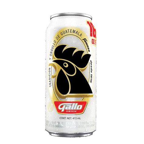 Gallo Cerveza En Lata 12 Unidades 472 Ml 16 Oz Licor Cerveza Y