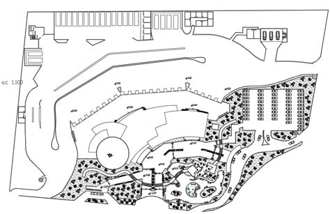 Building site plan design in autocad - Cadbull