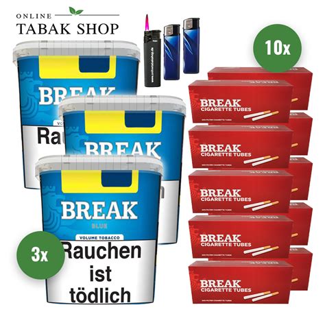 Break Blau Volumentabak Sparpaket Kaufen Online Tabak Shop