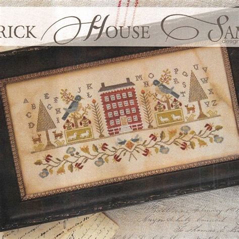 Brick House Stitch Etsy