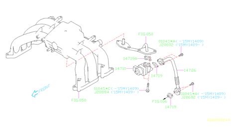 Subaru Legacy L Cvt Wd Limited Exhaust Gas Recirculation Egr