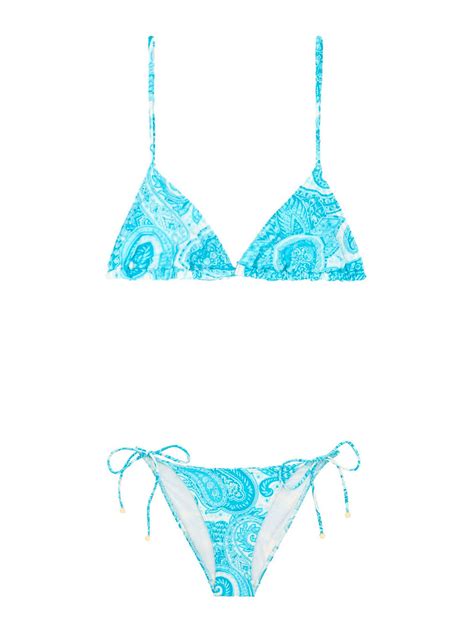 Bikinis Etro Liquid Paisley Bikini 196104475250 Shop Online At IKRIX