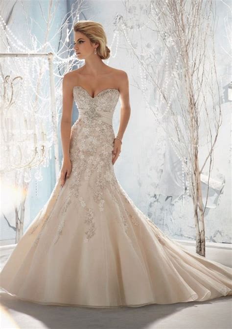 21 Wedding Dresses Mermaid With Bling Superhit Ideas