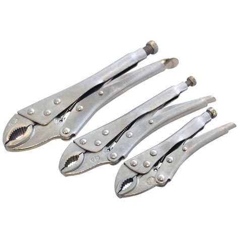 3pc locking grip plier set - Amtech