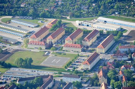 Luftbild Erfurt Gebäudekomplex der Bundeswehr Militär Kaserne