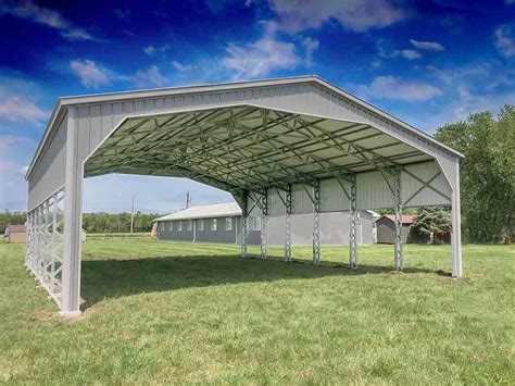 wide span clear span metal buildings commercial