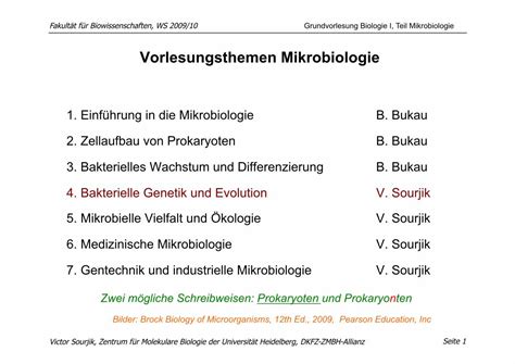 PDF Vorlesungsthemen Mikrobiologie Zmbh Uni Heidelberg De Victor