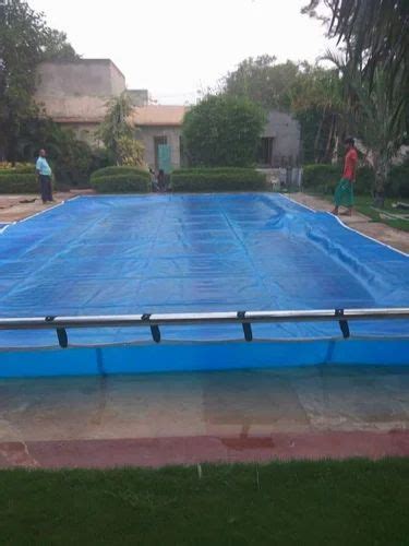 Hdpe Blue Swimming Pool Covers At Rs 92 Sq Ft In Ahmedabad ID