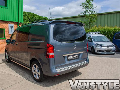 Tailgate PU Rear Spoiler Mercedes Vito W447 2014 Vanstyle