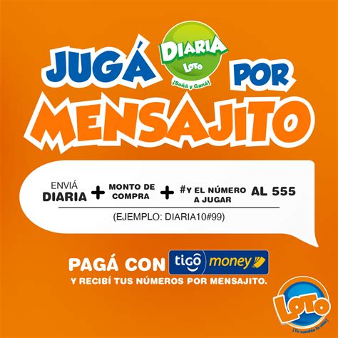 Loto on Twitter Jugar Diaria ahora es más fácil Con un MENSAJITO