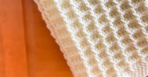 Waffle Stitch Baby Blanket Pattern Atelier Yuwa Ciao Jp