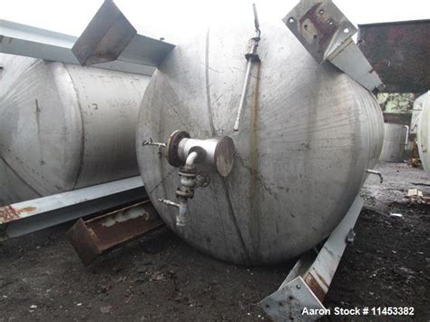 Used 4500 Gallon Agitated Tank 316 Stainless St