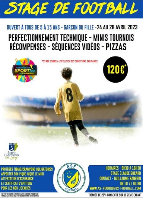 Stage Davril 2023 As Fourqueux Football