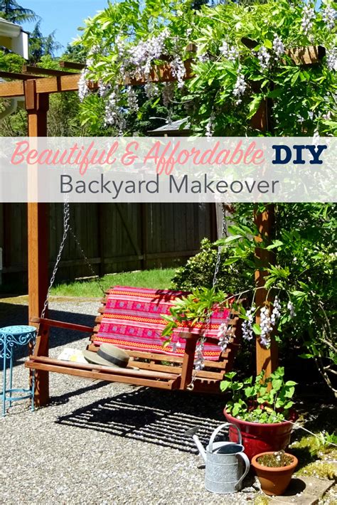 Beautiful and Affordable DIY Backyard Makeover | Single Girl's DIY