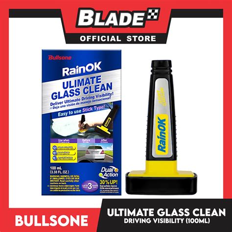 Bullsone RainOK Ultimate Glass Clean for Ultimate Driving Visibility 1