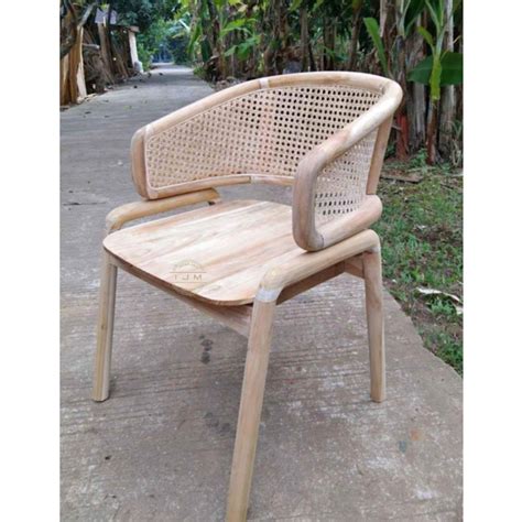 Jual Kursi Cafe Makan Kayu Jati Solid Model Retro Minimalis Cleopatra