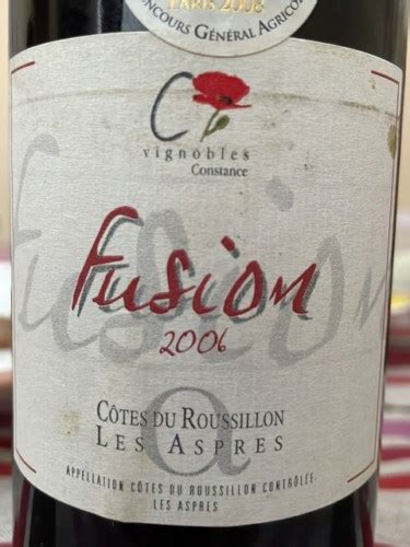 Constance Fusion C Tes Du Roussillon Les Aspres Vivino Us