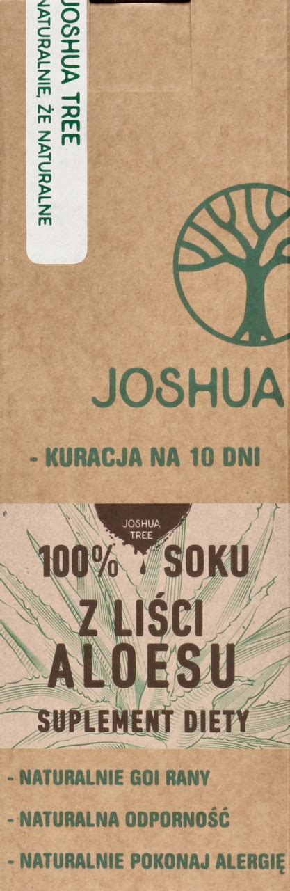 JOSHUA TREE sok z liści aloesu suplement diety 500 ml Drogeria