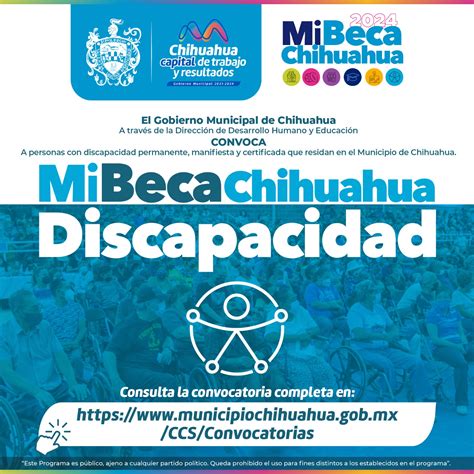 Última Semana Para Registrarte En El Programa “mi Beca Chihuahua Discapacidad” Al Contacto