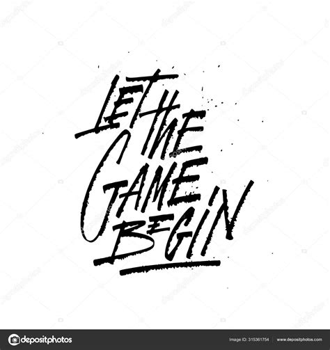 Let Games Begin Stock Vector Image by ©visiostyle #315361754