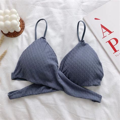 Buy 1 Get 1 Free Sexy Bralette Pushup Seamless Cross Back Wireless Bra