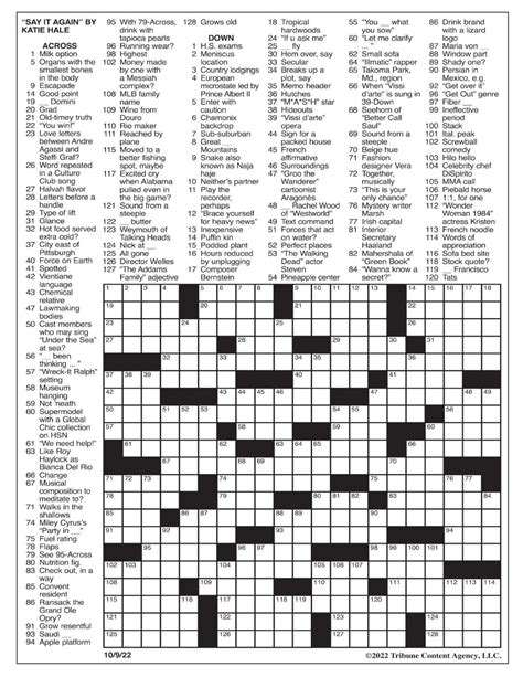 Los Angeles Times Sunday Crossword Printable Printable Jd