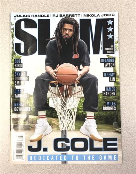 Slam Magazine J Cole Cover June July 2021 Harden Centerfold Poster