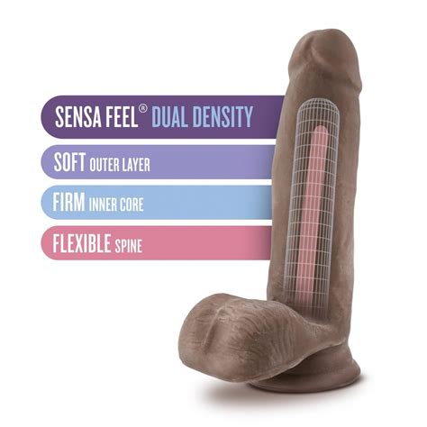 Au Naturel 7 Sensa Feel Dildo Chocolate Terrashopia