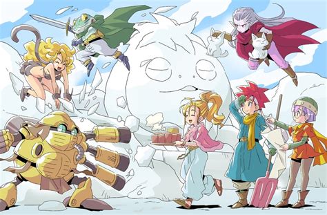 Lucca Ashtear Crono Marle Ayla Robo And 3 More Chrono Trigger