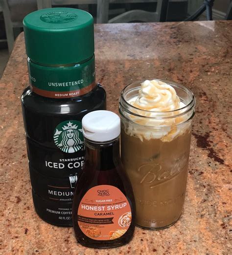 Keto Starbucks Iced Coffee At Home Keto Starbucks Iced Mocha Easy Diy