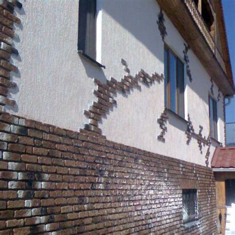 Фасадная штукатурка под кирпич - 63 фото