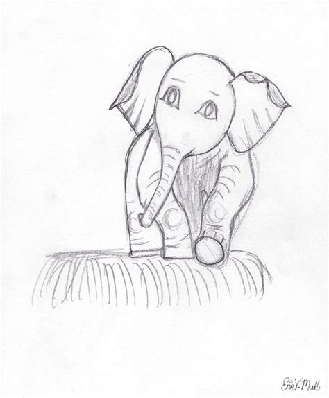 Elephant And Baby Drawing at GetDrawings | Free download