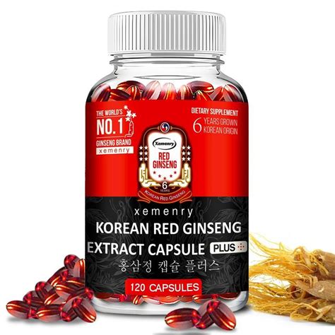 Extrato De Ginseng Vermelho Coreano 180mg Suplemento Concentrado