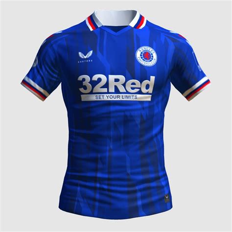 Rangers FC 23 24 Home Concept Kit FIFA Kit Creator Showcase