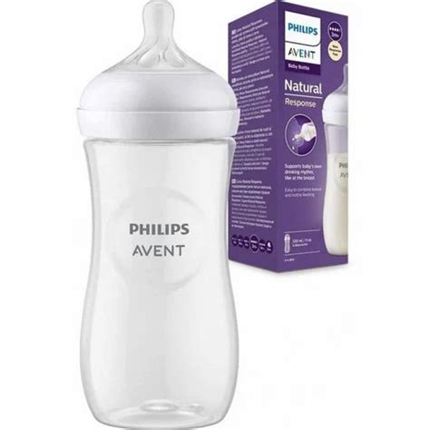 Plastic White Avent Natural Baby Feeding Bottle Ml Age Group