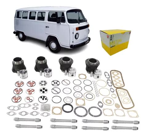 Super Kit Motor Metal Leve Para Kombi Fusca 1600 Xavante 1 6 Frete grátis