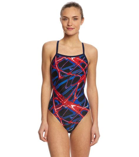 Waterpro Lightning Thin Strap One Piece Swimsuit Swimoutlet Exclusive At