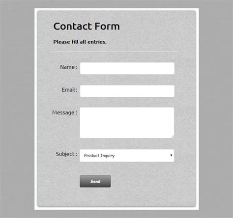 Form Styling with HTML/CSS3 | FormGet