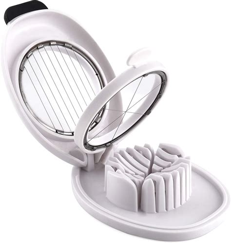 Egg Slicer For Hard Boiled Eggs Easy To Cut Egg Into Slices Wedge And