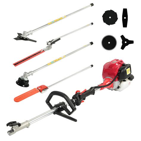 Light Weight 25cc 4 Stroke Multi Brush Grass Cutter Hedge Trimmer Brush Cutter And Pole Chain