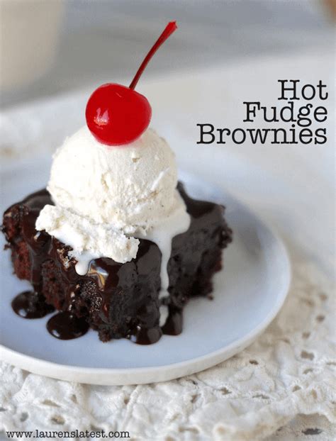 Hot Fudge Brownie Sundae